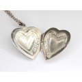 colier cu pandant " Locket Heart " - argint - Franta