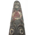 masti tribale balineze - sculptura in lemn policromat - Indonezia