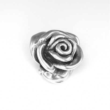  brosa / pandant " Rose " din argint - atelier central-european