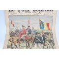 cromolitografie 1913 - Uniformes de l'armee roumaine - Le Petit Journal