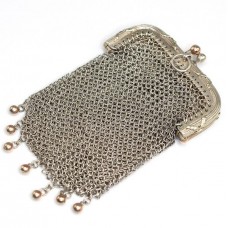 porte-monnaie chatelaine - argint - cca 1880 Franta porte-monnaie chatelaine - argint - cca 1880 Franta