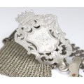 Accesoriu cu porte-monnaie chatelaine din argint - Austro-Ungaria cca 1870