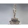 sfesnic monumental Louis XV - bronz argintat - cca 1870 Franta
