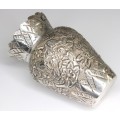 delicata buchetiera persana - argint - inceput de secol XX