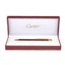 pix ballpoint Santos de Cartier - Burgundy Lacquer - in cutia originala