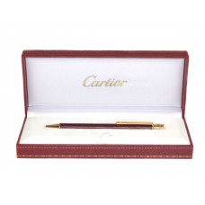 pix ballpoint Santos de Cartier - Burgundy Lacquer - in cutia originala pix ballpoint Santos de Cartier - Burgundy Lacquer - in cutia originala