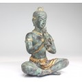 veche statueta hindu-budista " Krishna " - bronz patinat - Rattanakosin cca 1920