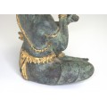 veche statueta hindu-budista " Krishna " - bronz patinat - Rattanakosin cca 1920