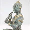 veche statueta hindu-budista " Krishna " - bronz patinat - Rattanakosin cca 1920