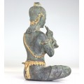 veche statueta hindu-budista " Krishna " - bronz patinat - Rattanakosin cca 1920