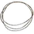 elegant colier modernist - multi strand - argint - Finlanda