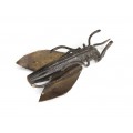 okimono japonez din bronz - Cicada - Meiji - cca 1900