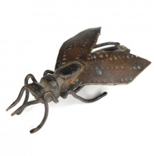okimono japonez din bronz - Cicada - Meiji - cca 1900 okimono japonez din bronz - Cicada - Meiji - cca 1900
