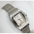 ceas de dama Cartier Santos de Galbee - Automatic -Stainless Steel - W20044D6