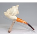 pipa meerschaum " Padishah " - nefolosita - atelier turcesc - anii '40