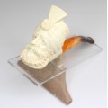 pipa meerschaum " Padishah " - nefolosita - atelier turcesc - anii '40