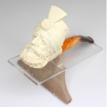 pipa meerschaum " Padishah " - nefolosita - atelier turcesc - anii '40