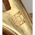 butoni masonici " G " - otel placat cu aur - Franta anii '50