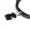 colier choker TOUS Bear - colectia Tous Color - argint si onix 2015