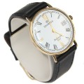 elegant ceas unisex SOVEREIGN - aur 9k - quartz - Marea Britanie