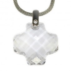 colier Swarovski cu pandant cruce - atelier Swarovski - anii 2010 colier Swarovski cu pandant cruce - atelier Swarovski - anii 2010