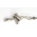 colier Skull Rosary  - argint - Marea Britanie