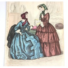 gravura si text Victorian Fashion - Martie 1859 - Englishwoman's Domestic Magazine gravura si text Victorian Fashion - Martie 1859 - Englishwoman's Domestic Magazine