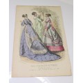 gravura Paris Fashion - Septembrie 1862 - Englishwoman's Domestic Magazine