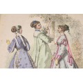 gravura Paris Fashion - Septembrie 1862 - Englishwoman's Domestic Magazine