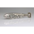 sigiliu Art Nouveau - metal argintat - Franta cca 1880