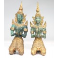vechi statuete rattanakosin - sprijin pentru carti - Thailanda cca 1930