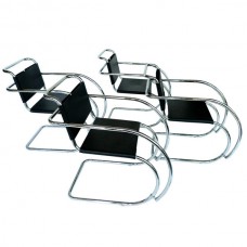Set de patru fotolii MR Armchair - design Ludwig  Mies van der Rohe by Bononia Set de patru fotolii MR Armchair - design Ludwig  Mies van der Rohe by Bononia