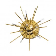 aplica-plafoniera Sputnik - designer Emil Stejnar - otel placat cu aur- anii '60 aplica-plafoniera Sputnik - designer Emil Stejnar - otel placat cu aur- anii '60