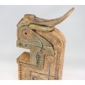 Sculptură ceramică modernistă | " Ancient Alien God " |  1979
