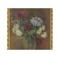 pictura Falcoianu Alexandrina ( Lili ) 1869-1951 - Glastra cu flori de primavara - interbelica