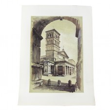 litografie de autor -  Chiesa di S. Maria - Angelo Marinucci litografie de autor -  Chiesa di S. Maria - Angelo Marinucci