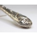 furculita pentru servirea pestelui - metal argintat- cca 1900 Franta