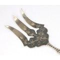 furculita pentru servirea pestelui - metal argintat- cca 1900 Franta
