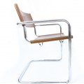 pereche de scaune cantilever Bauhaus - S 34 - Mart Stam anii '60