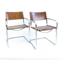 pereche de scaune cantilever Bauhaus - S 34 - Mart Stam anii '60