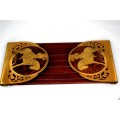 masuta / suport de carti ART DECO. Statele Unite cca 1930