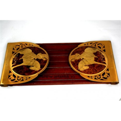 masuta / suport de carti ART DECO. Statele Unite cca 1930