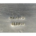 platou decorativ mexican - calendar Azteca - alpaca si abalone