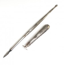sigiliu de corespondenta si toc de scris - argint - cca 1870 atelier Boyer Callot - Franta sigiliu de corespondenta si toc de scris - argint - cca 1870 atelier Boyer Callot - Franta