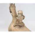 veche statueta tribala Dogon - tehnica cerii pierdute - Mali