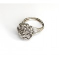 spectacular inel Belle Epoque - aur 18k si diamante 0,71 ct - Franta 