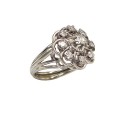 spectacular inel Belle Epoque - aur 18k si diamante 0,71 ct - Franta 