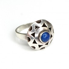 inel modernist scandinav - argint si lapis lazuli - anii ' 60 Finlanda inel modernist scandinav - argint si lapis lazuli - anii ' 60 Finlanda