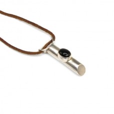 colier cu pandant modernist mid-century - argint si onix - Finlanda colier cu pandant modernist mid-century - argint si onix - Finlanda