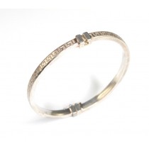 bratara bangle Greek Revival - argint - Italia